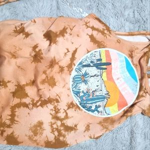 Free spirit tie dye tank